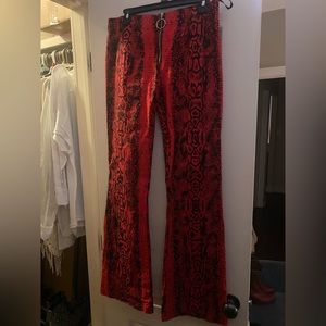 Motel Rocks Zoila snake print pants